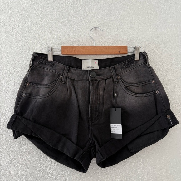 One TeaSpoon FADE OUT SMITHS TAILORED LOW WAIST DENIM SHORT Size 26 Cotton - Picture 5 of 13